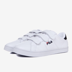 Fila Court Deluxe - Miesten Urheilukengät - Valkoinen/Laivastonsininen | FI-28936